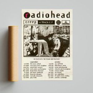 Radiohead Concert Poster Wall Decoration 16x24